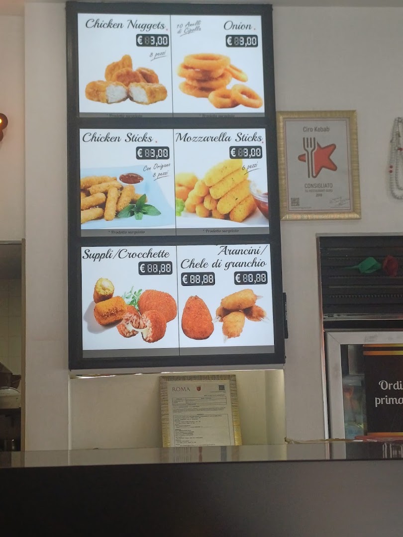 CIRO Kebab via Palmiro Togliatti 201 (Rm)