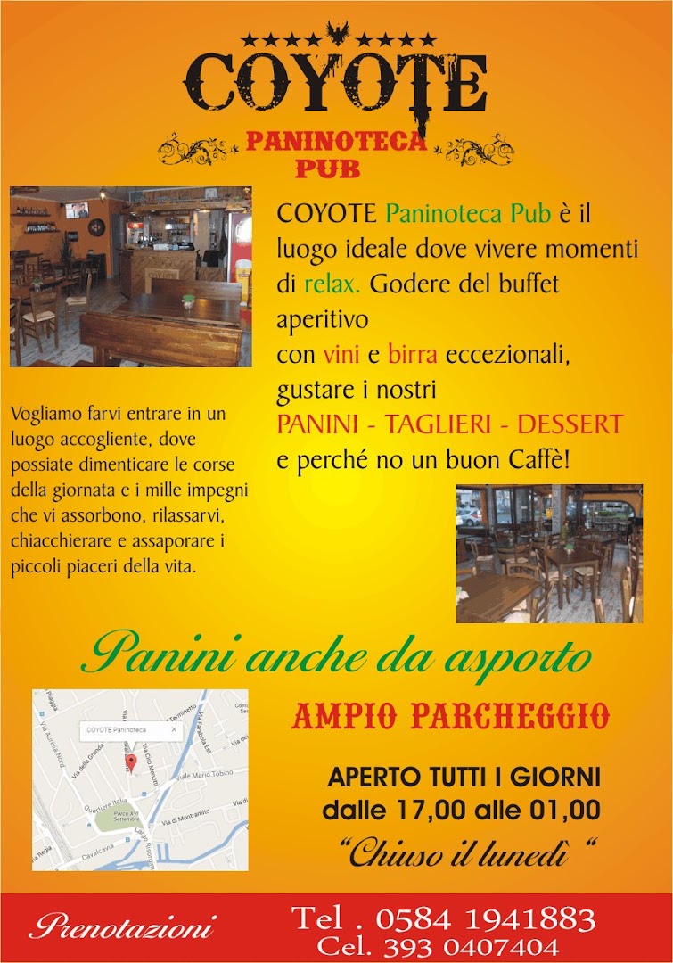 Coyote Pub Paninoteca
