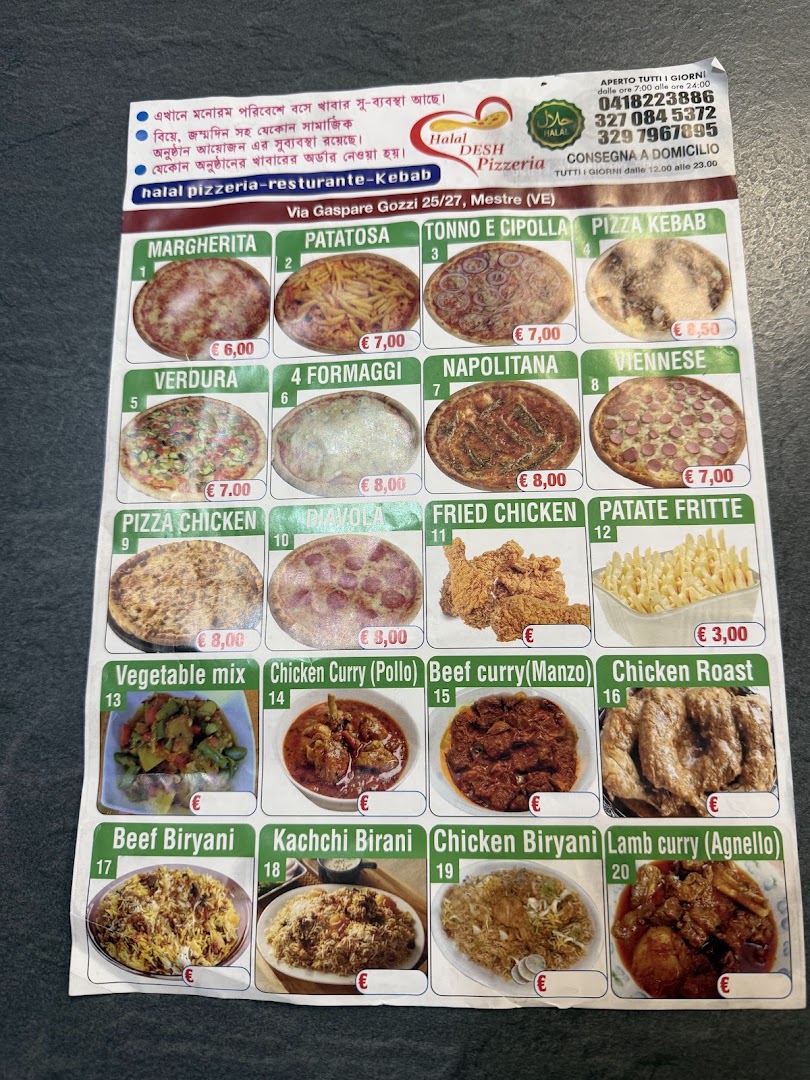 DESH HALAL PIZZERIA E KEBAB