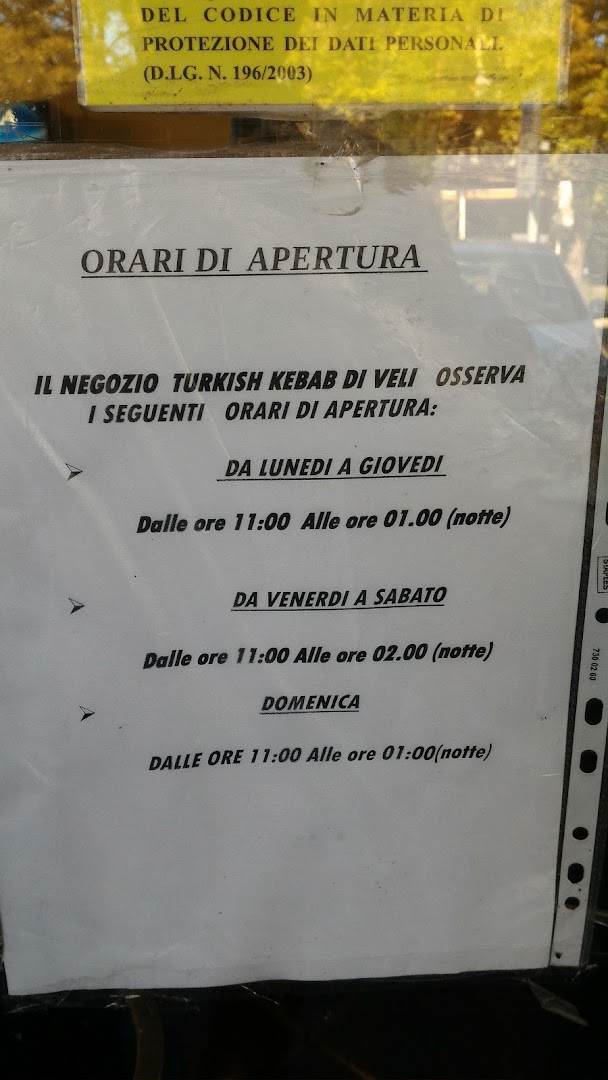 Doner Türkish Kebab vei boss