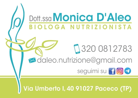 Dott.ssa Monica D'Aleo - Biologa Nutrizionista