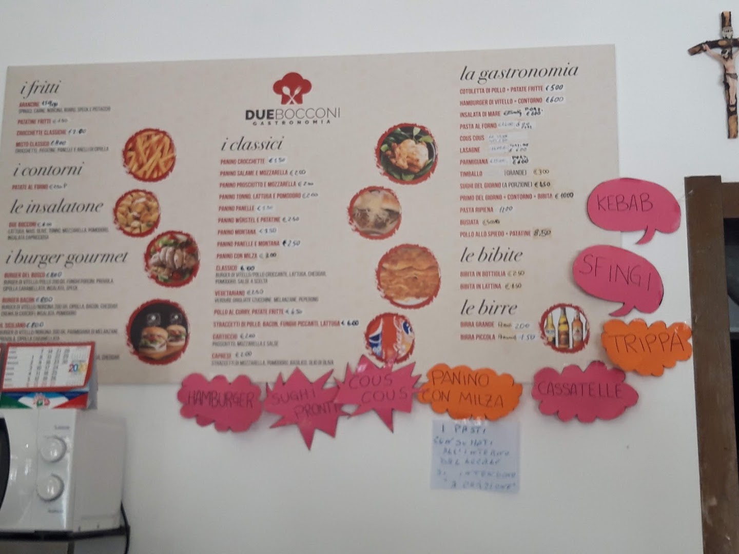 Due Bocconi Gastronomia pranzi veloci
