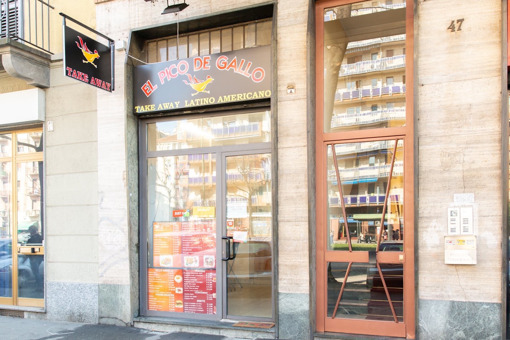 El pico de gallo Take Away, Torino