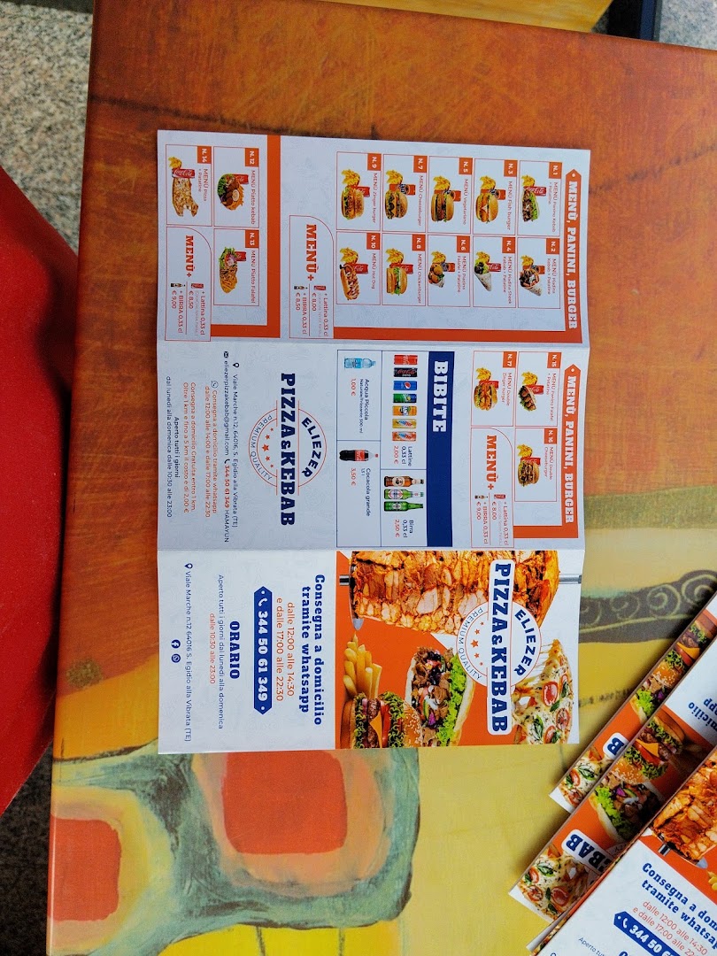 Eliezer pizza kebab, Sant'Egidio alla Vibrata