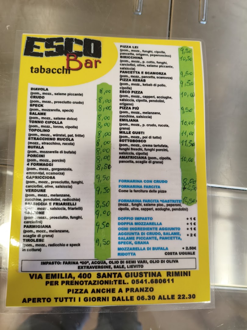 Esco Bar, Santa Giustina