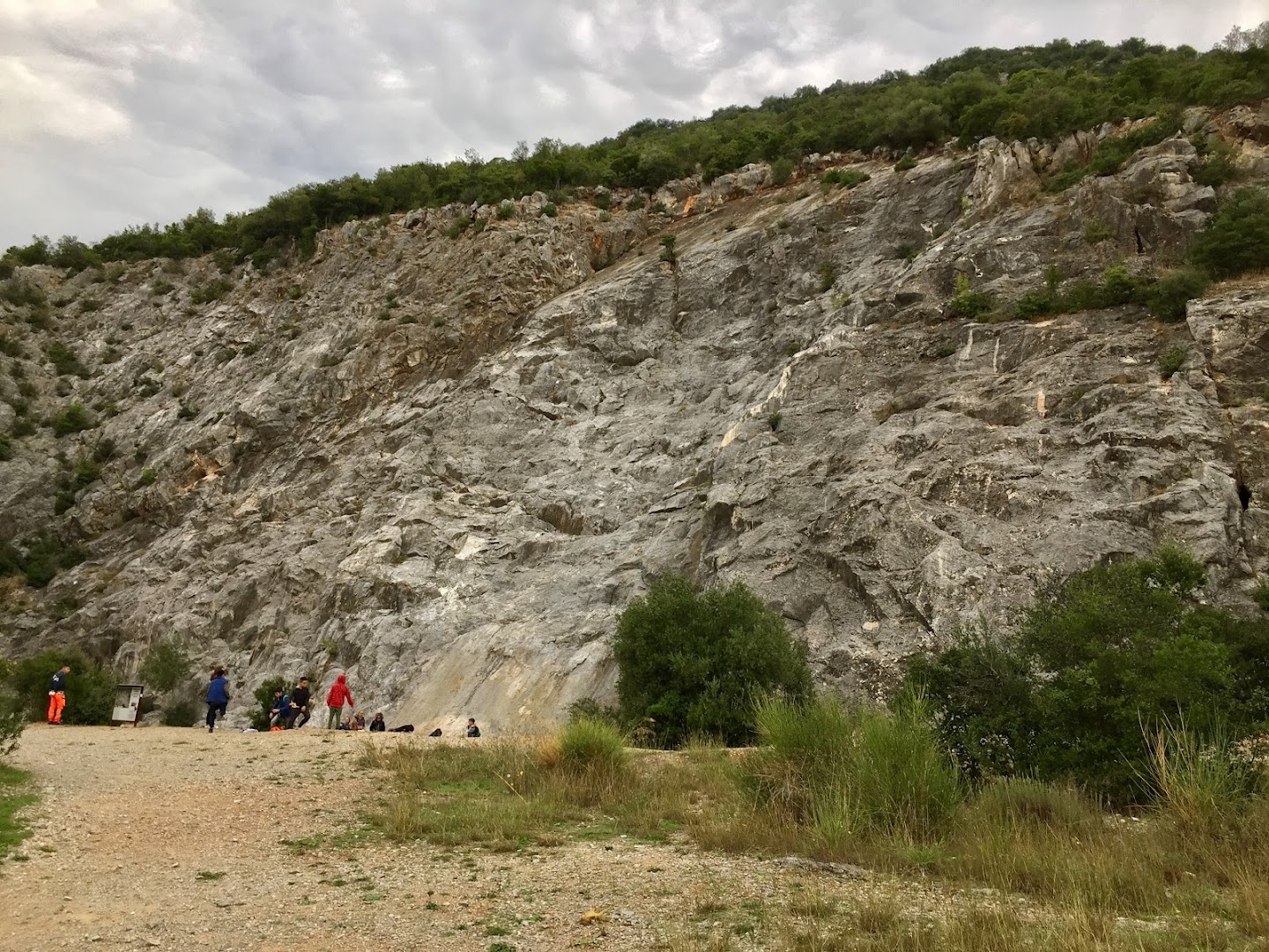 Falesia di Monsummano, Monsummano Terme
