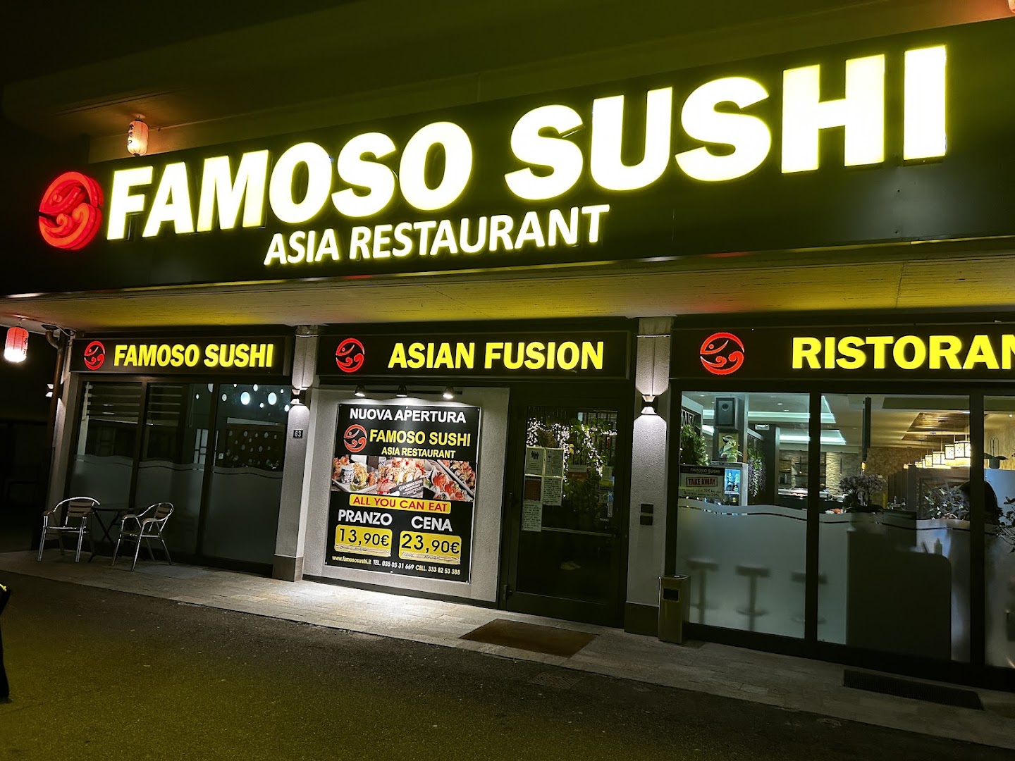 Famoso Sushi Asian Restaurant
