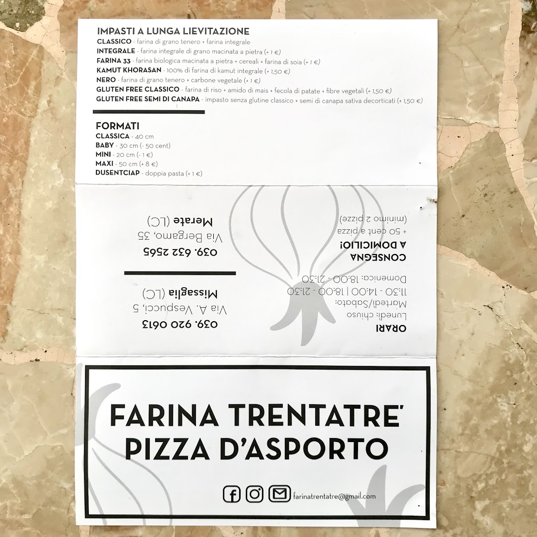 Farina Trentatré Merate