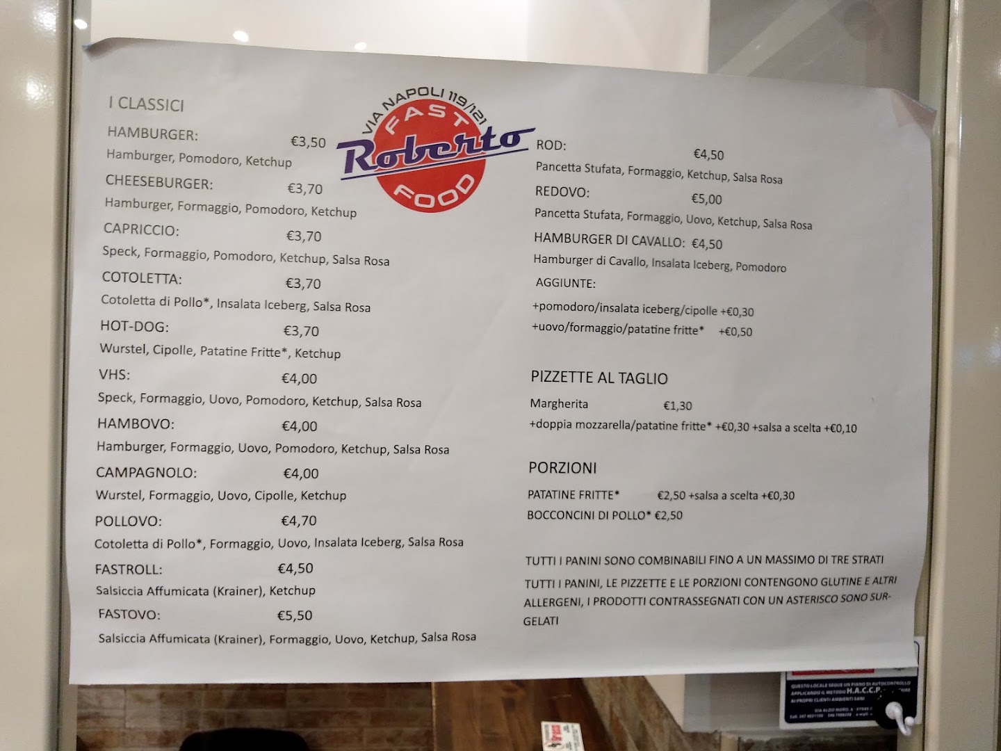 Fast Food Da Roberto
