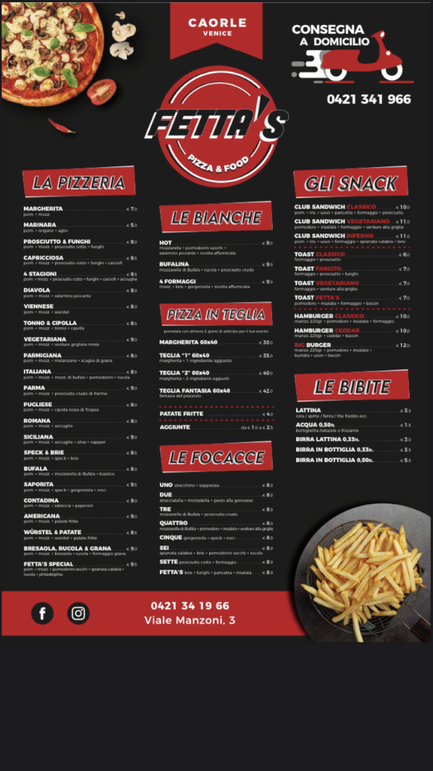 Fetta's Pizza&Food - Caorle