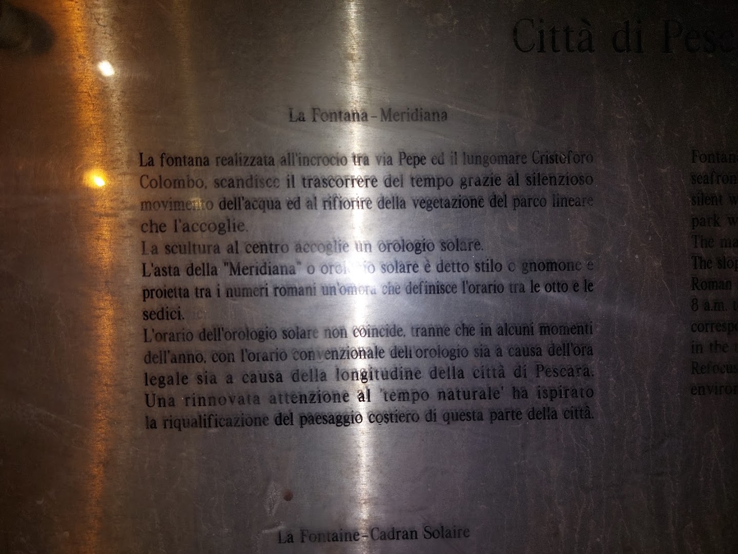 Fontana La Meridiana
