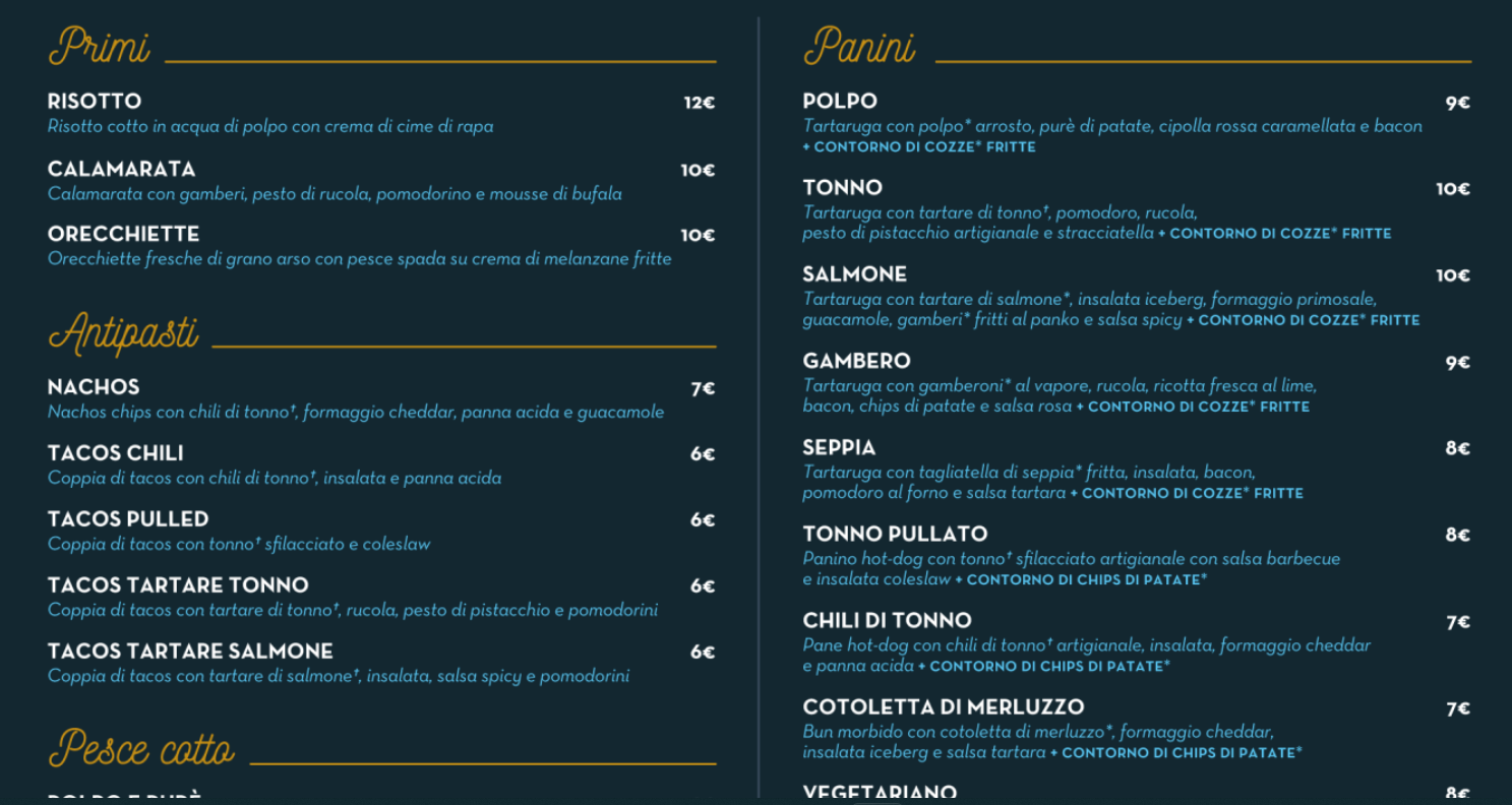 Food to lite, Molfetta