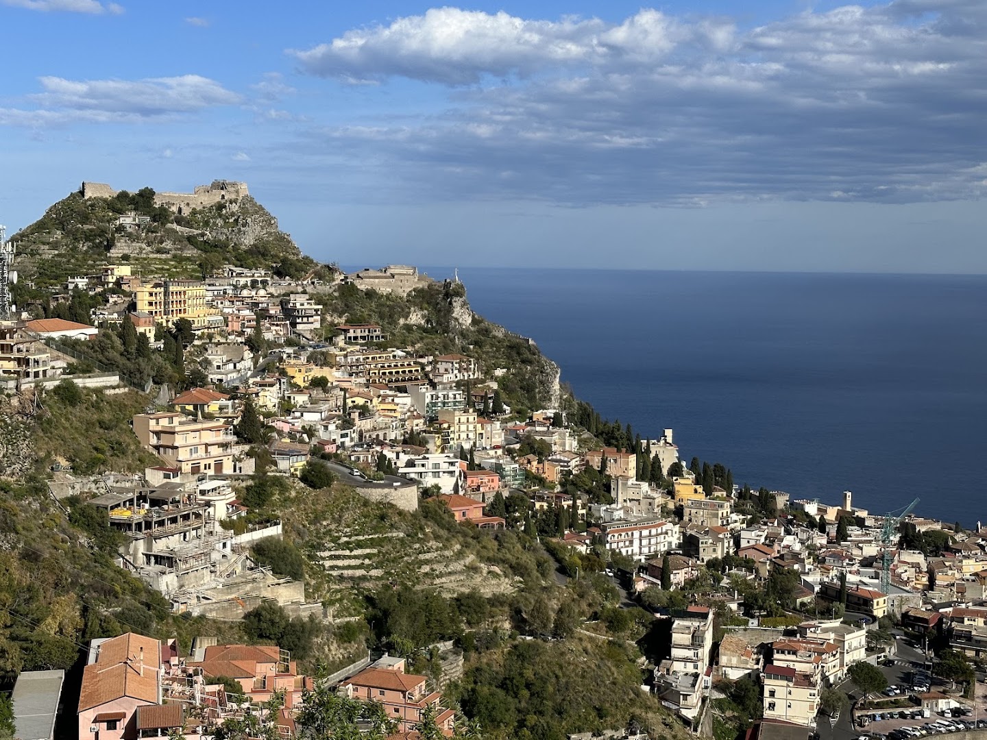 Footpath to Taormina, Castelmola