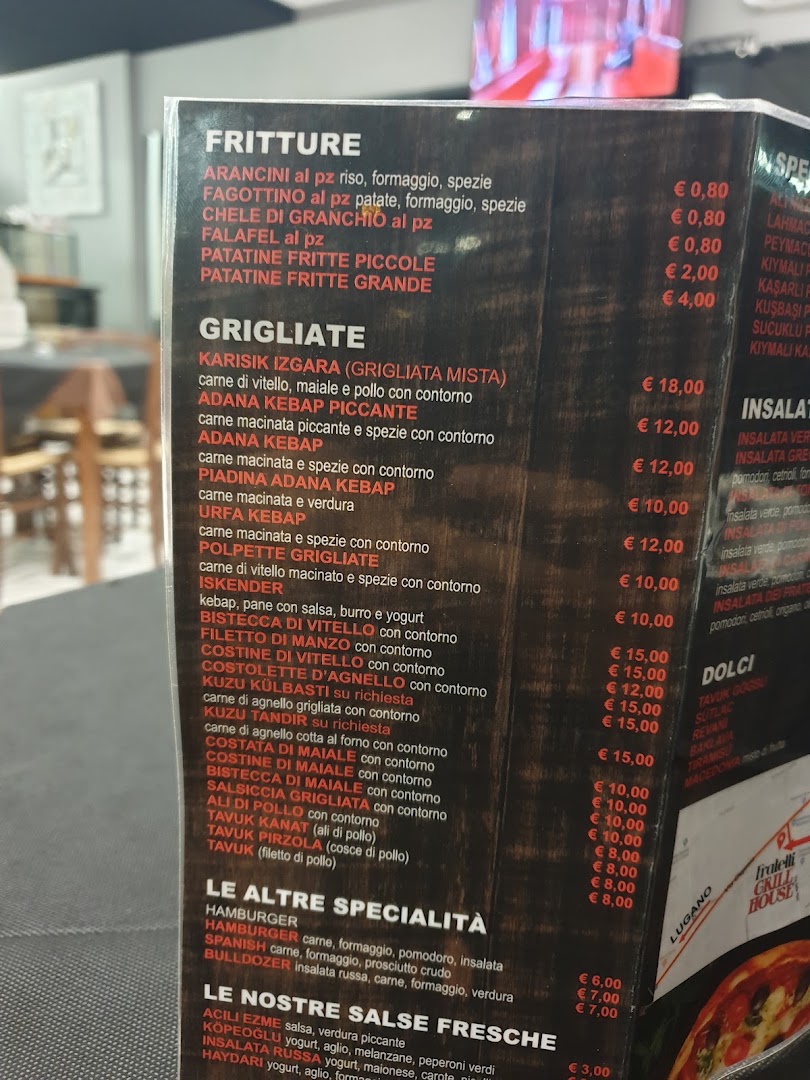 Fratelli Grill House, Porlezza