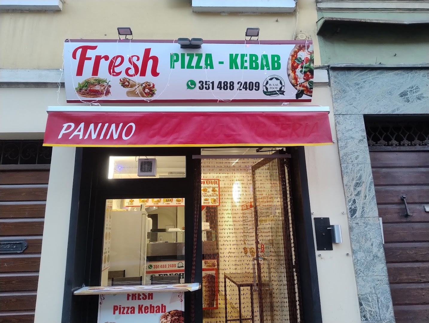 Fresh Pizza Kebab