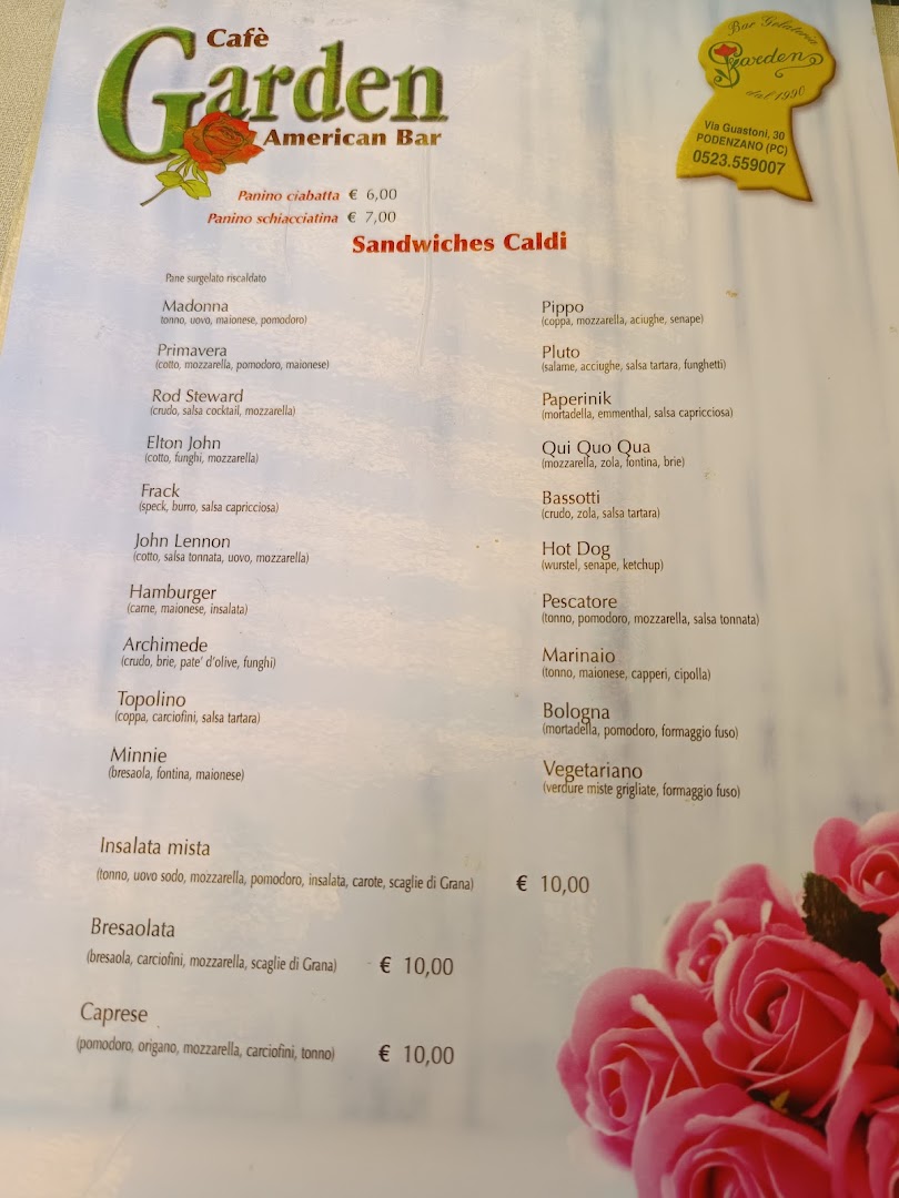 Gelateria Caffe Garden Di Giacopazzi Nuccio E C. Snc, Podenzano