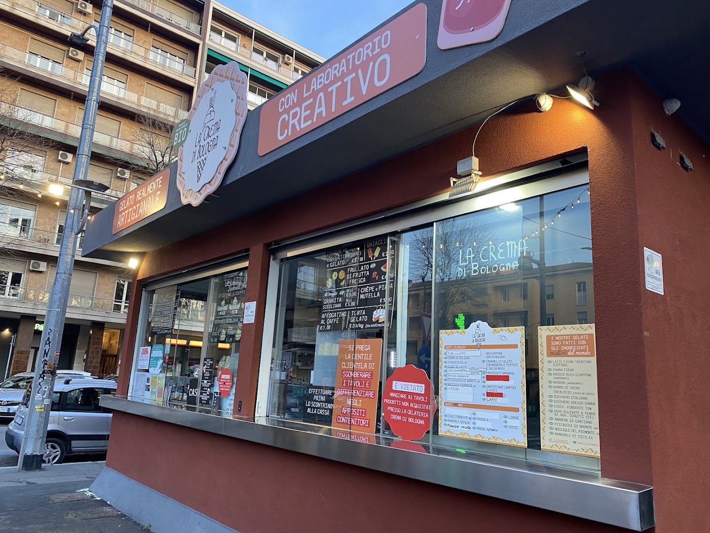 Gelateria La Crema di Bologna