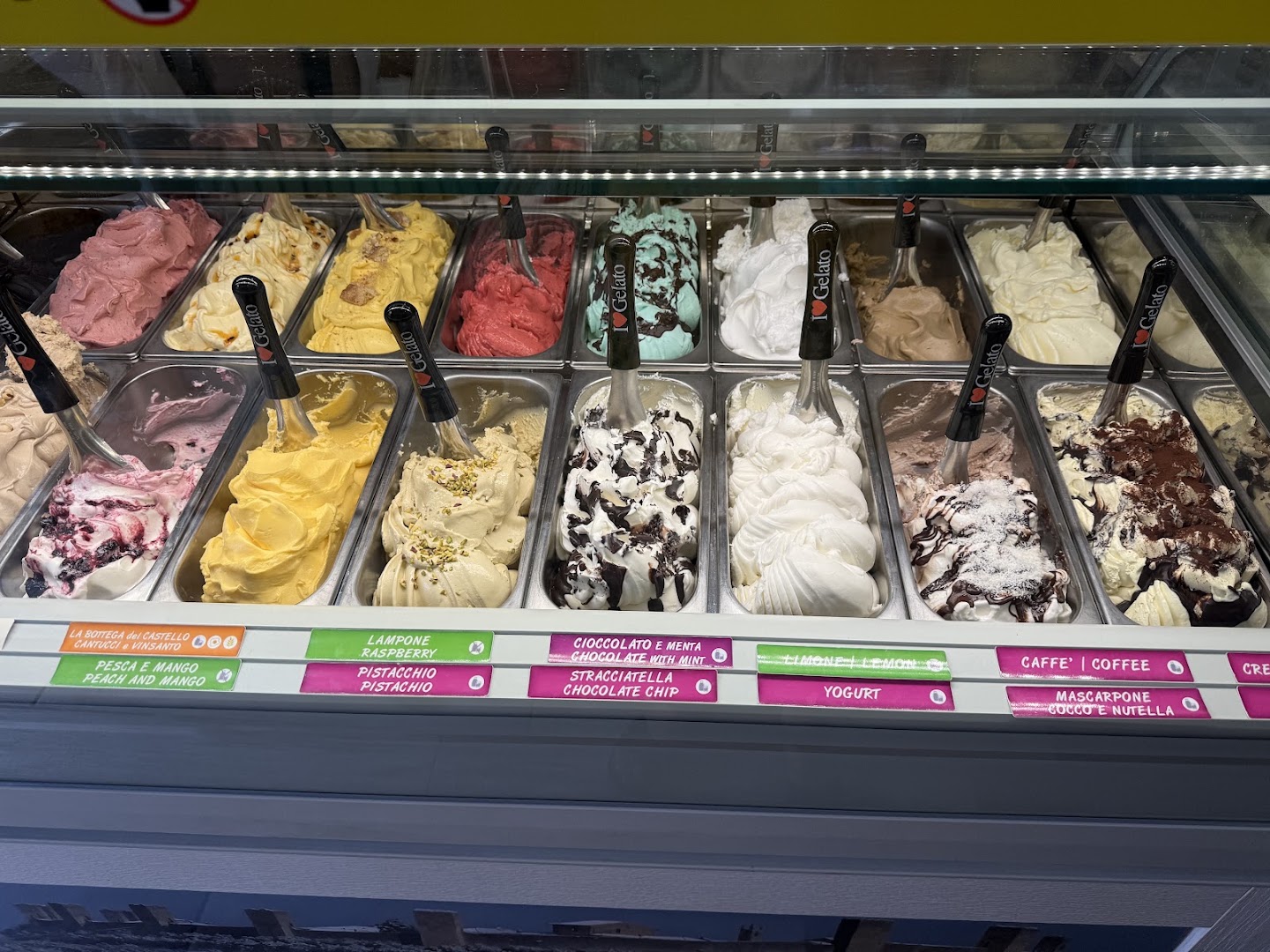 Gelateria pasticceria la bottega del castello, Monteriggioni