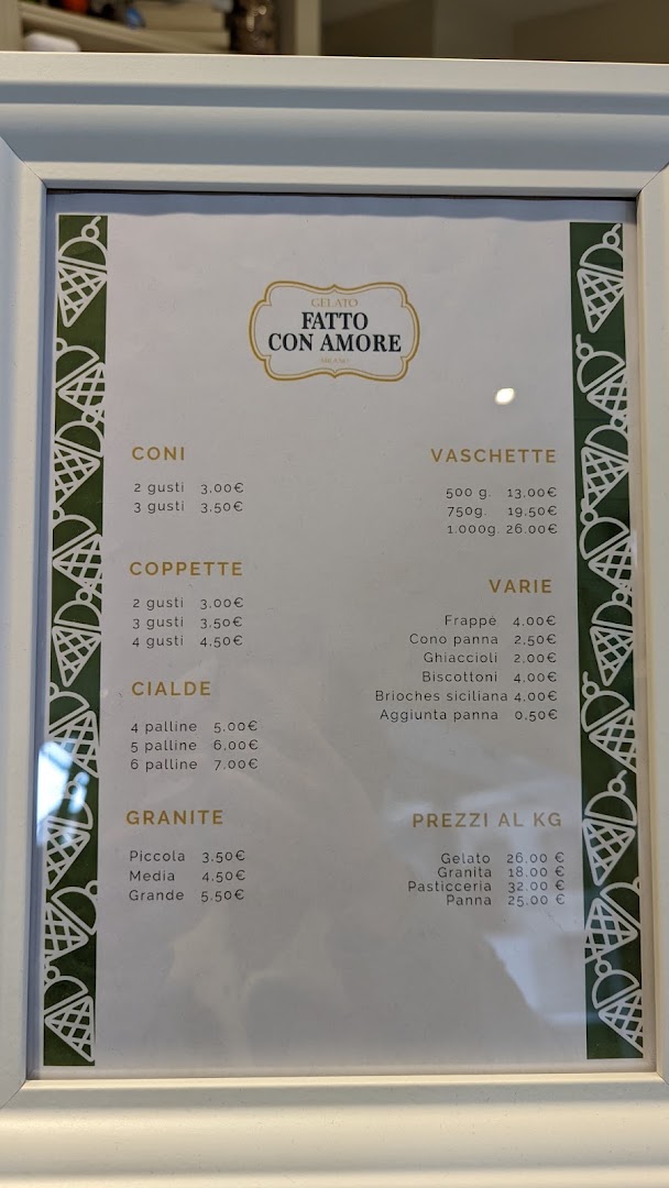 Gelato Fatto Con Amore