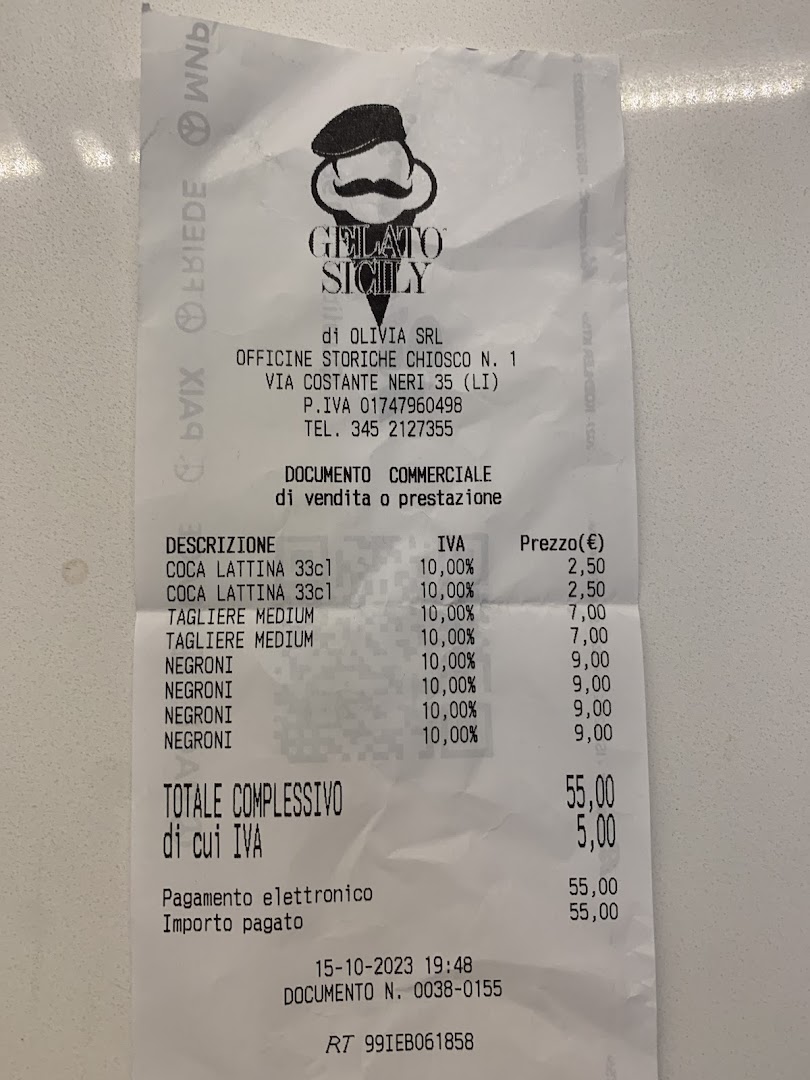 Gelato Sicily Livorno