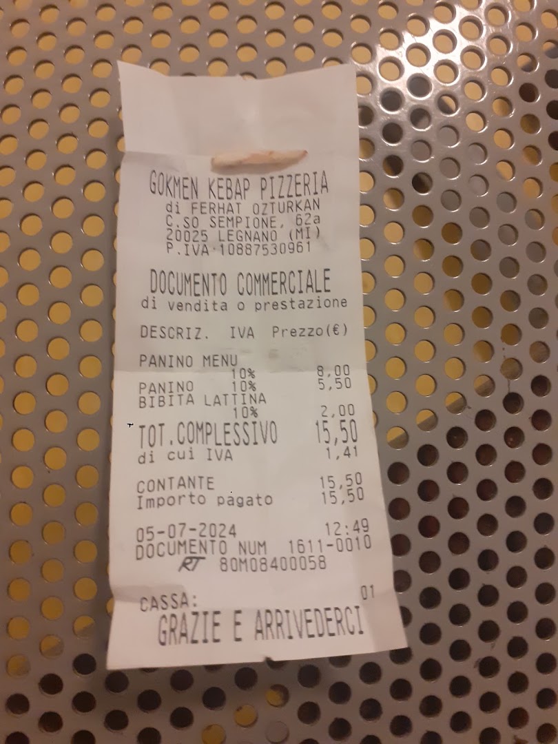GOKMEN KEBAP PIZZERIA, Legnano