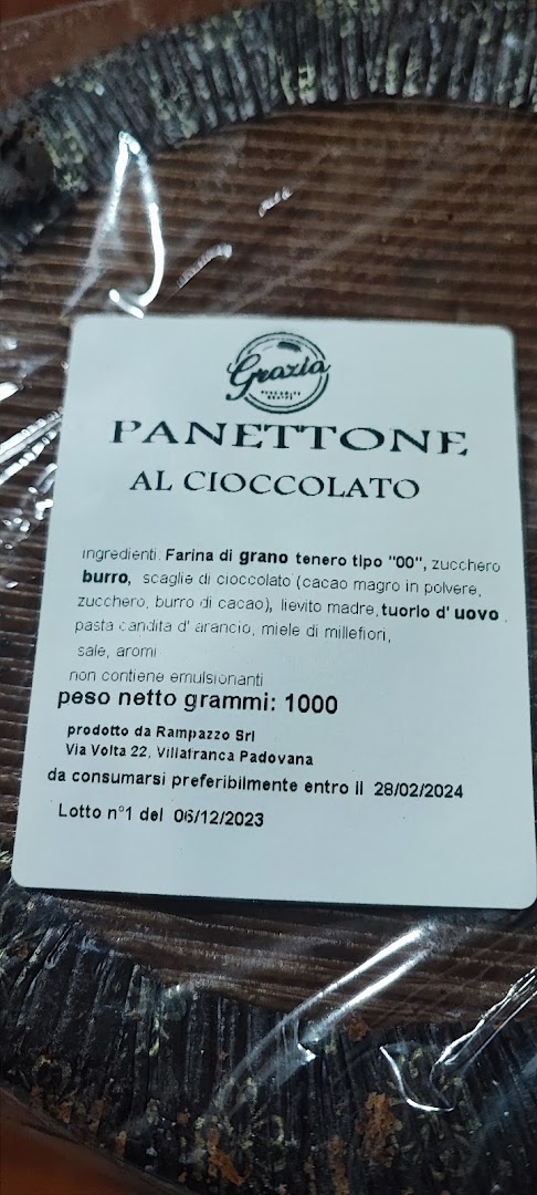 Grazia Pane, Dolci, Caffè