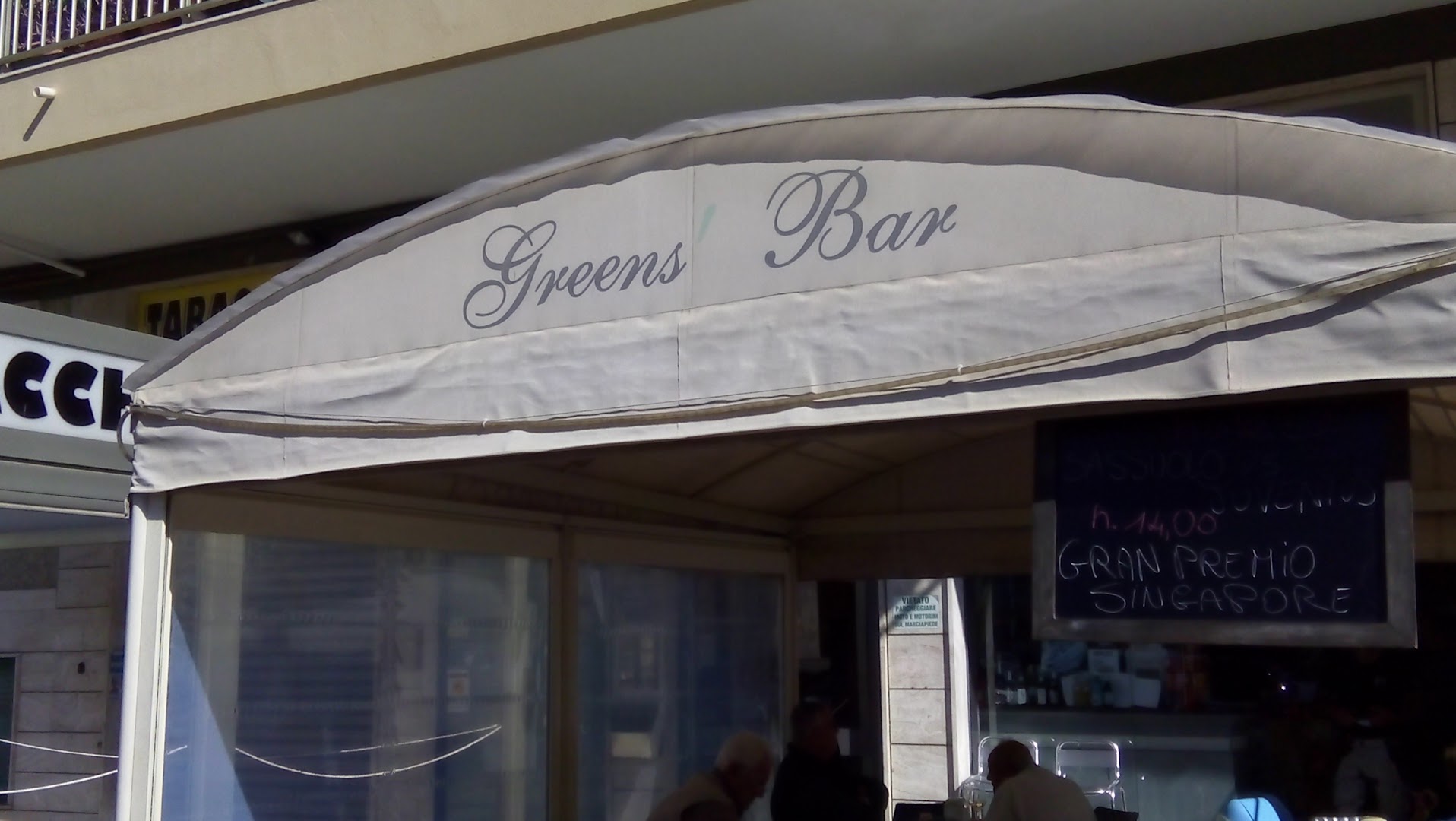 Greens Bar, Bordighera