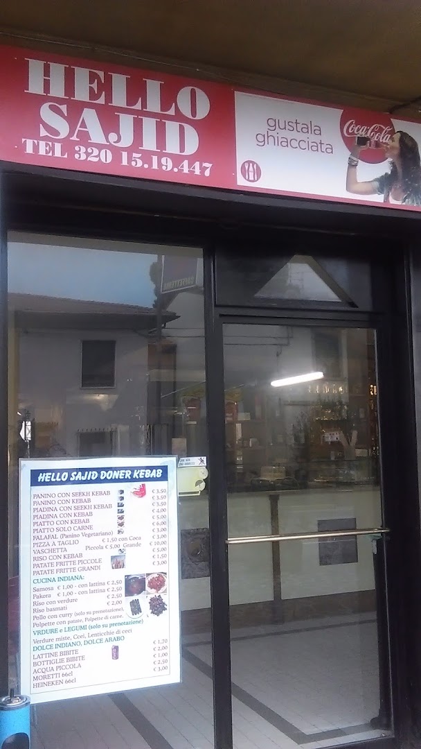 Hello Sajid pizzeria kebab