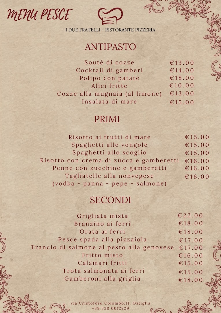 I due Fratelli - Ristorante Pizzeria