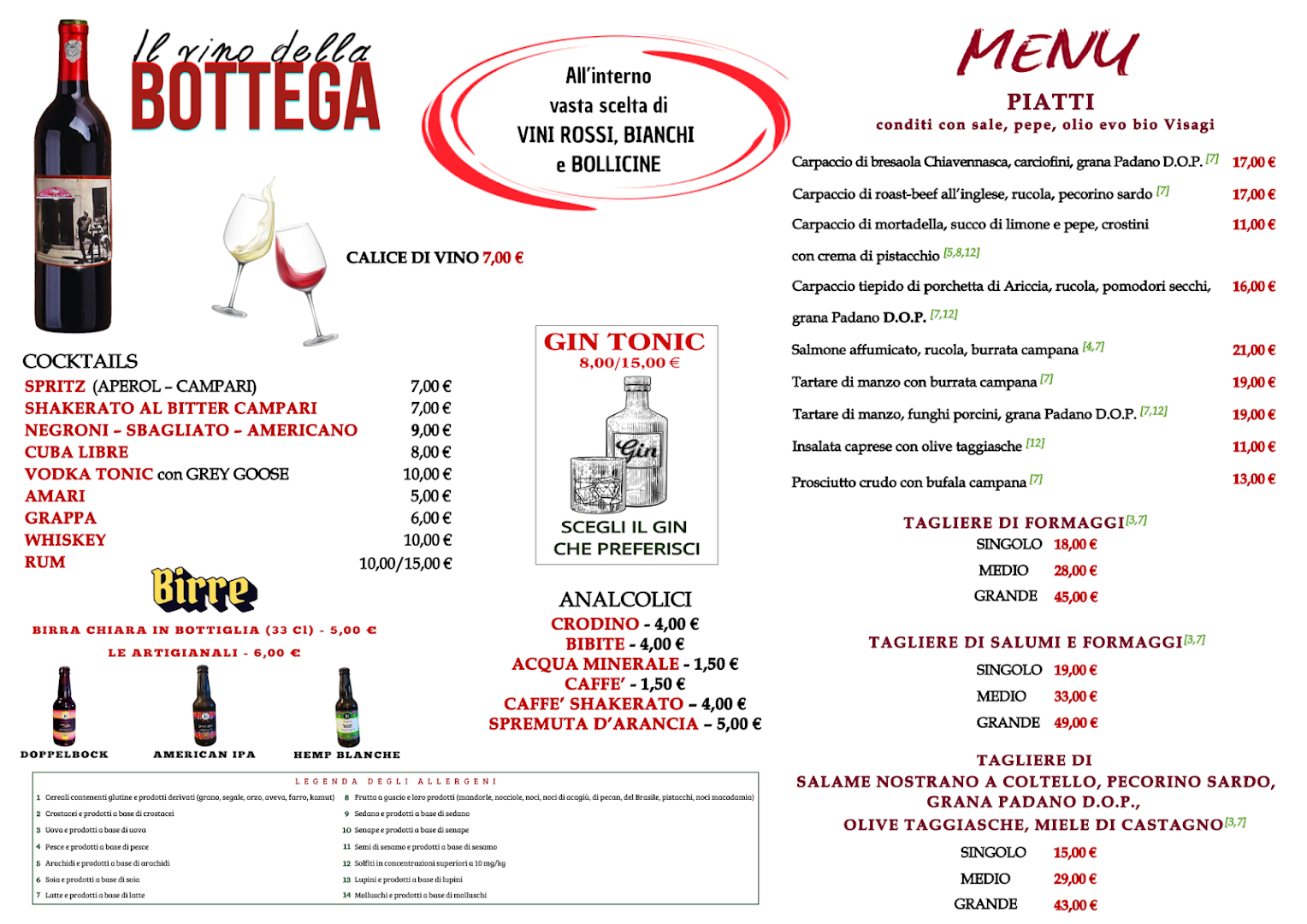 I panini della Bottega di Via Laghetto