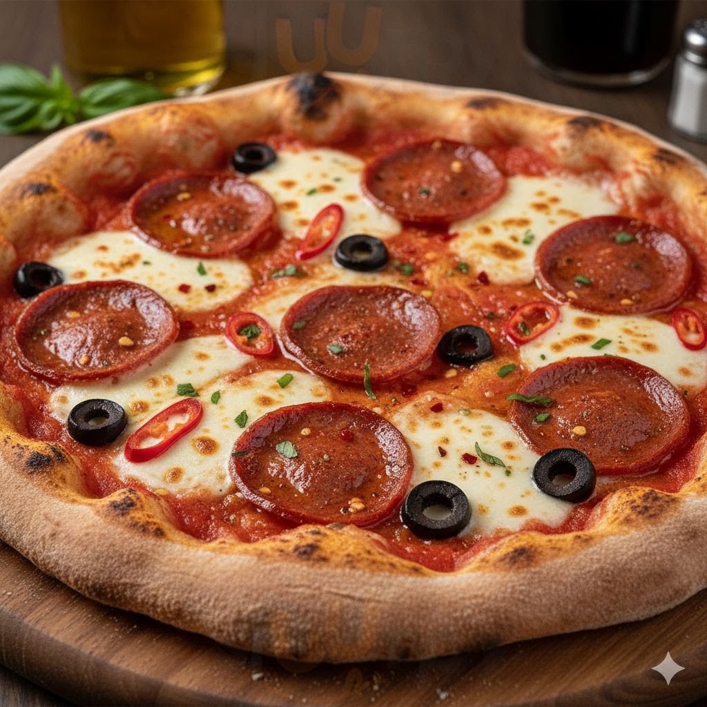 İstanbul Turkish kebap pizza