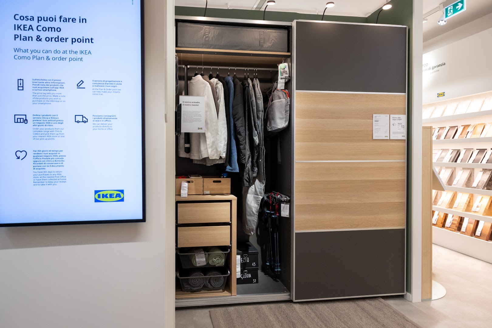 IKEA Como plan and order point