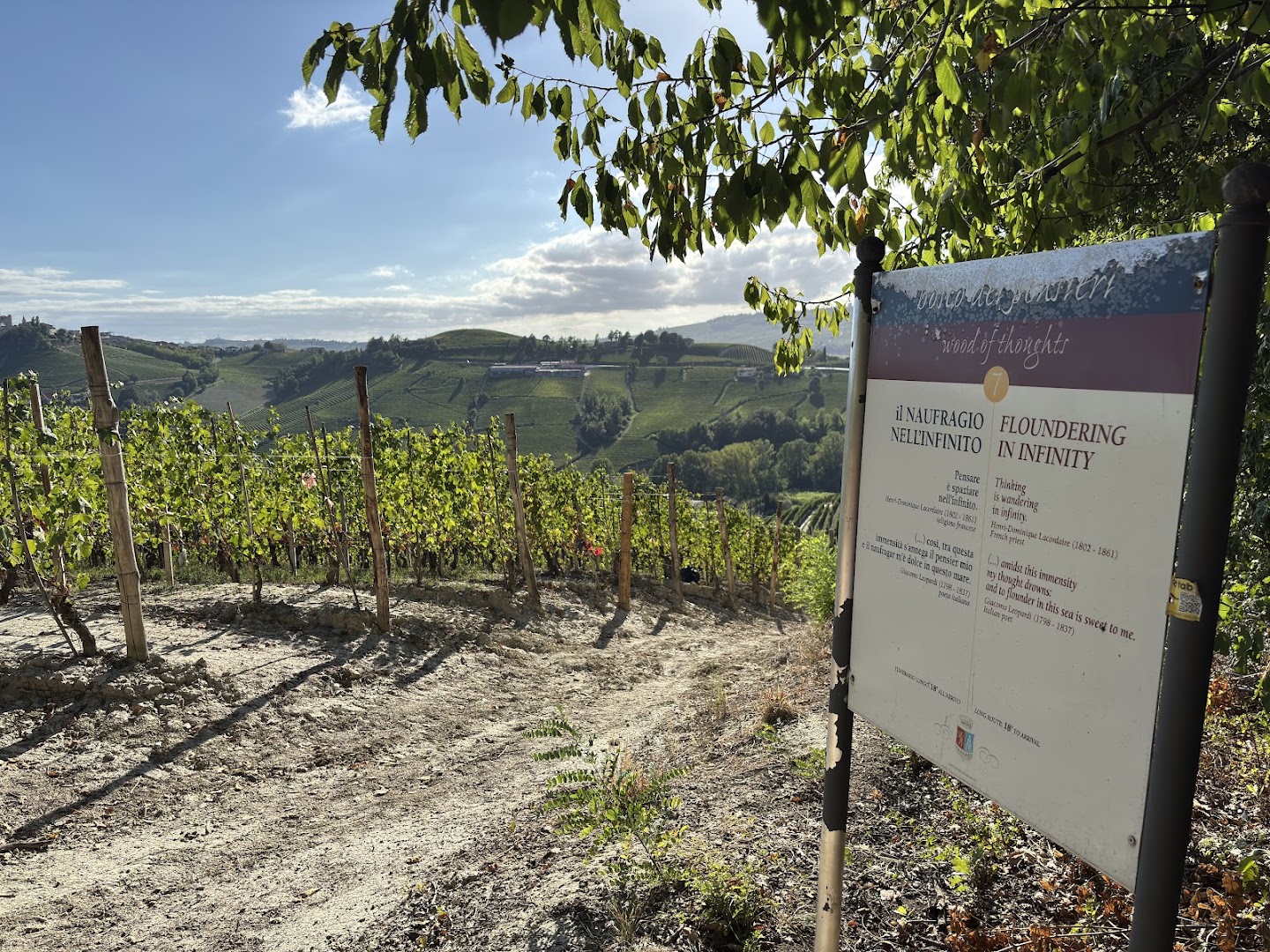 Il bosco dei pensieri, Fontanafredda
