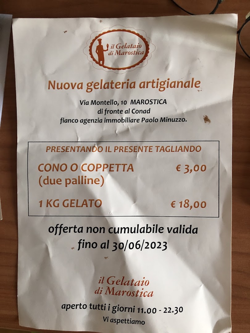Il Gelataio di Marostica, Marostica