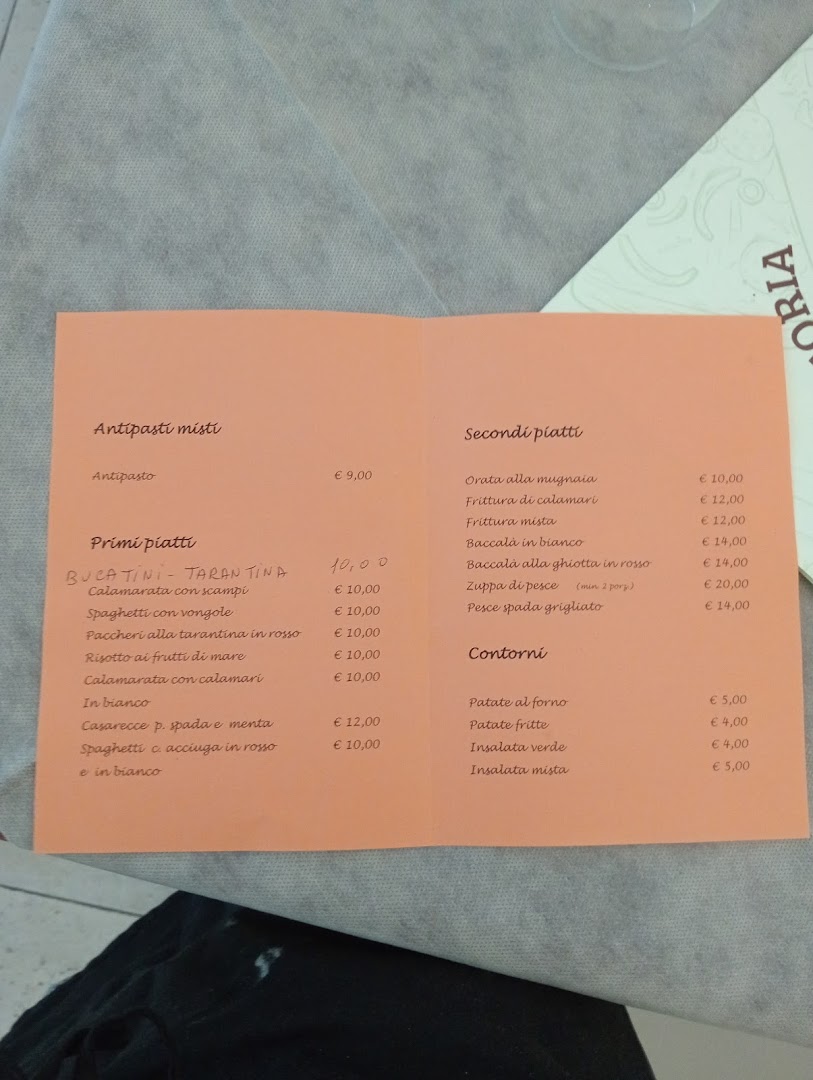 Il vicoletto Da nonnamaria pesce è carne, Pescara