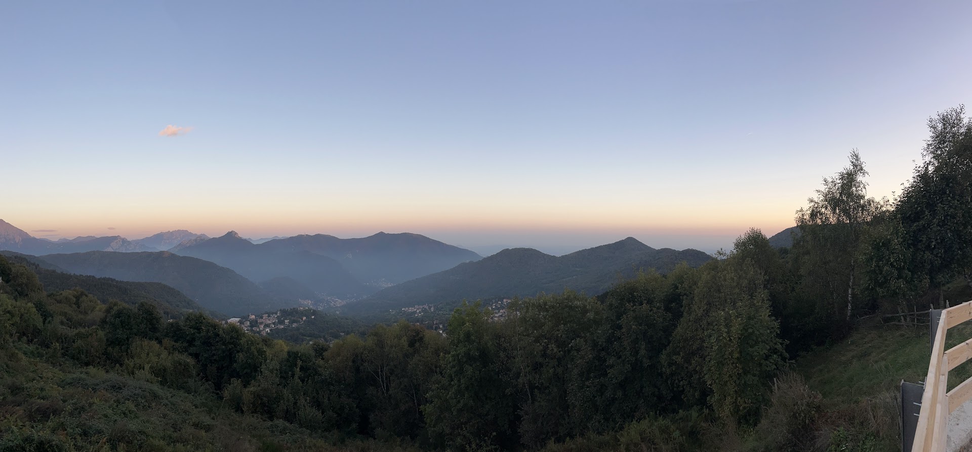 Inizio sentiero Monte S.Primo