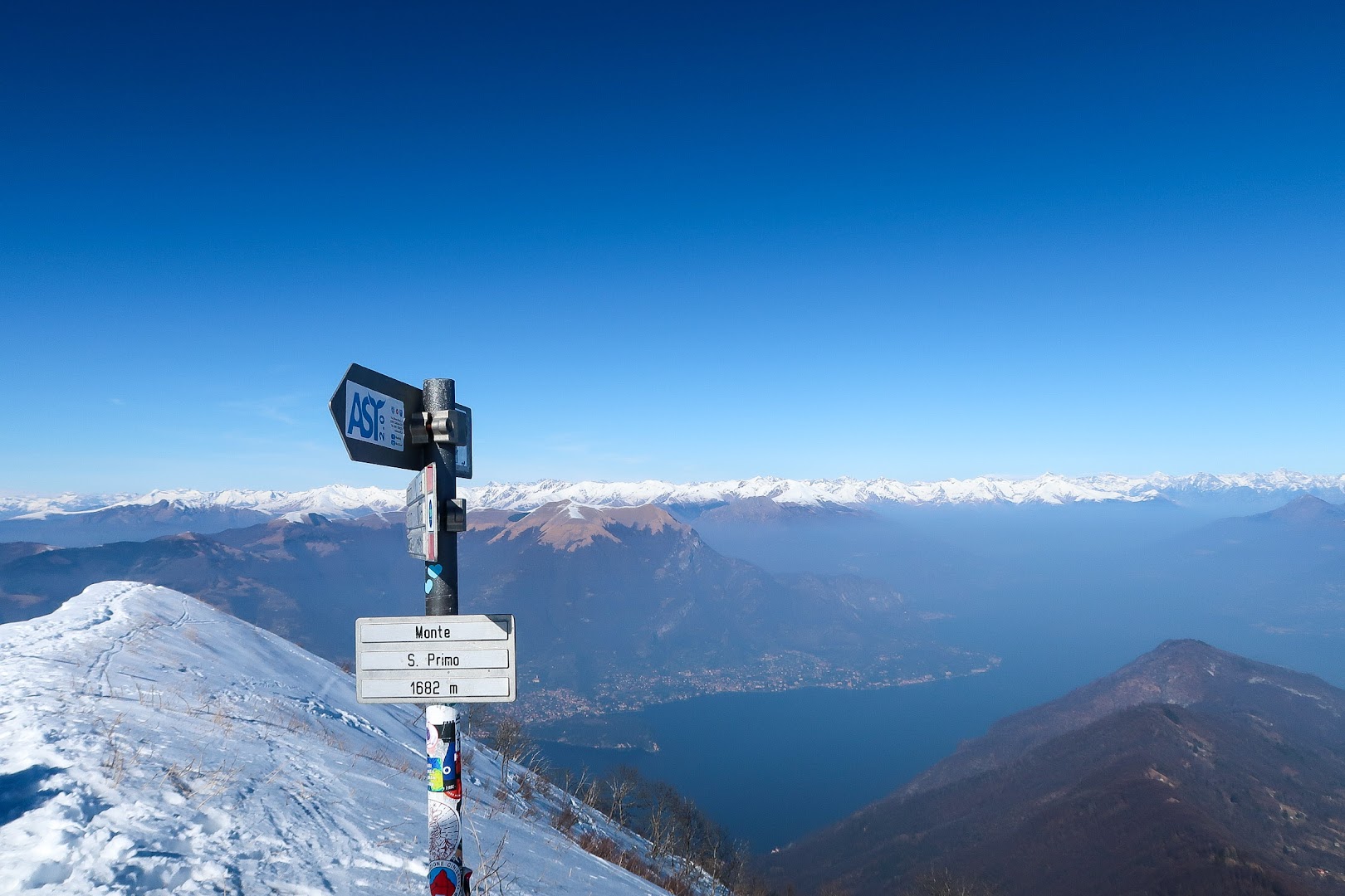 Inizio sentiero Monte S.Primo