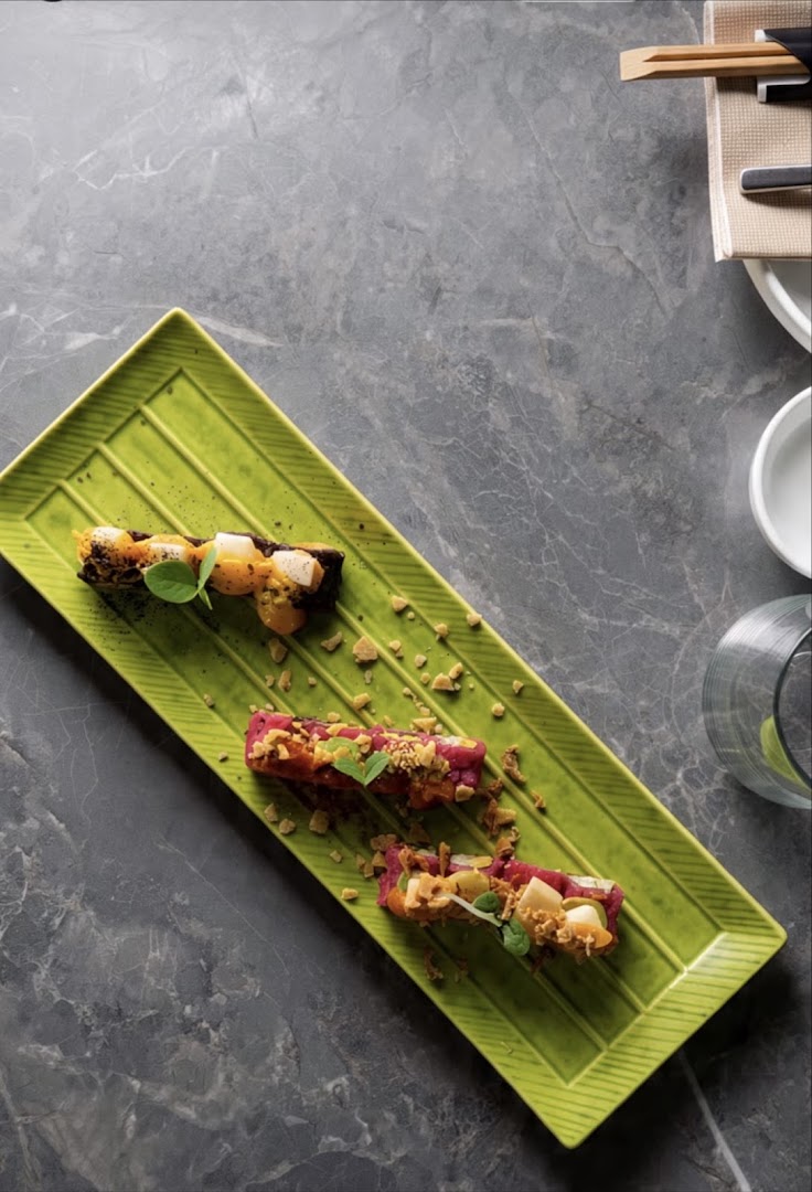 Into sushi restaurant