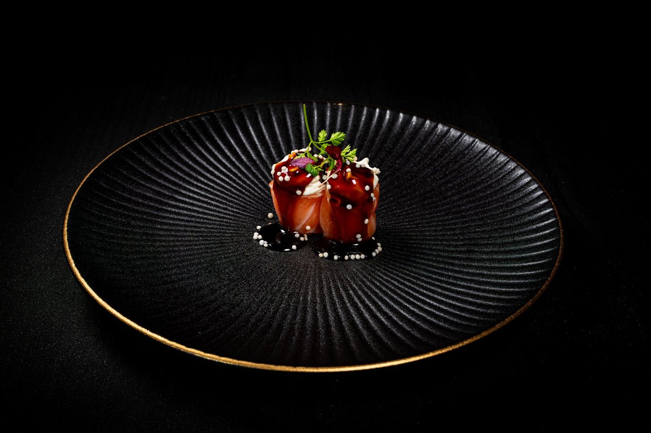 Into sushi restaurant