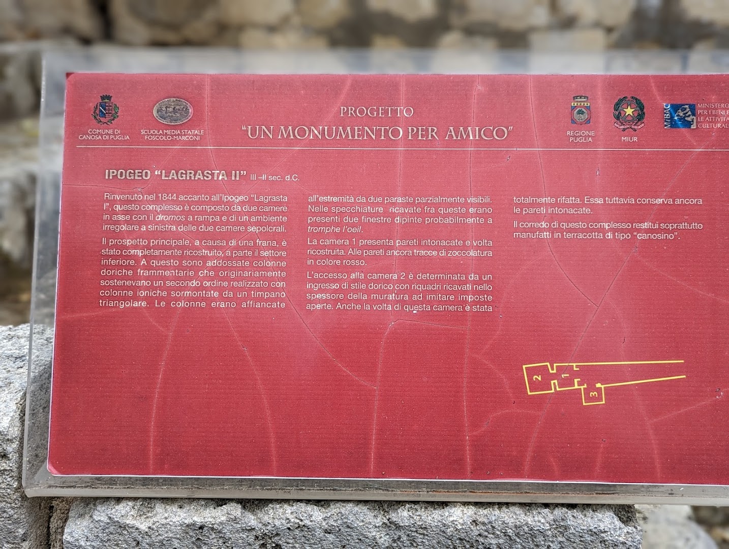 Ipogei Lagrasta, Canosa di Puglia