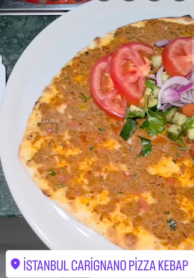 Istanbul carignano pizza kebap