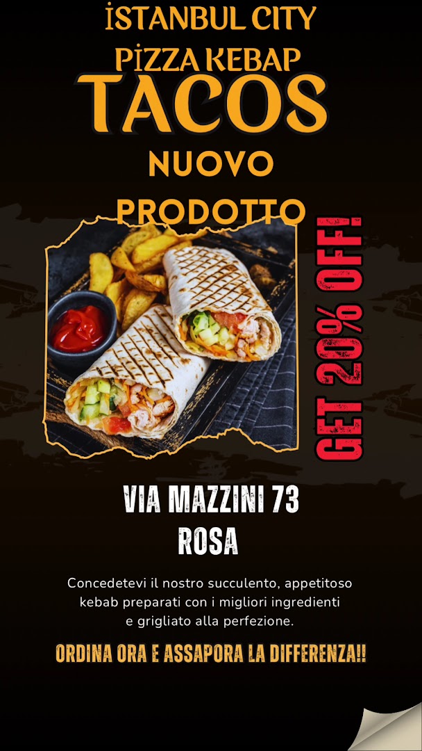 Istanbul city pizza kebap e cevapcici e tacos