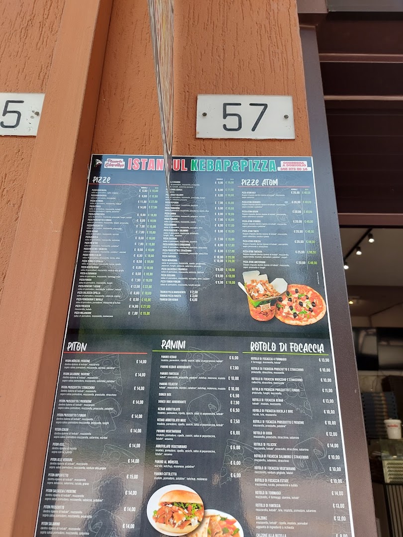 Istanbul Kebab pizza