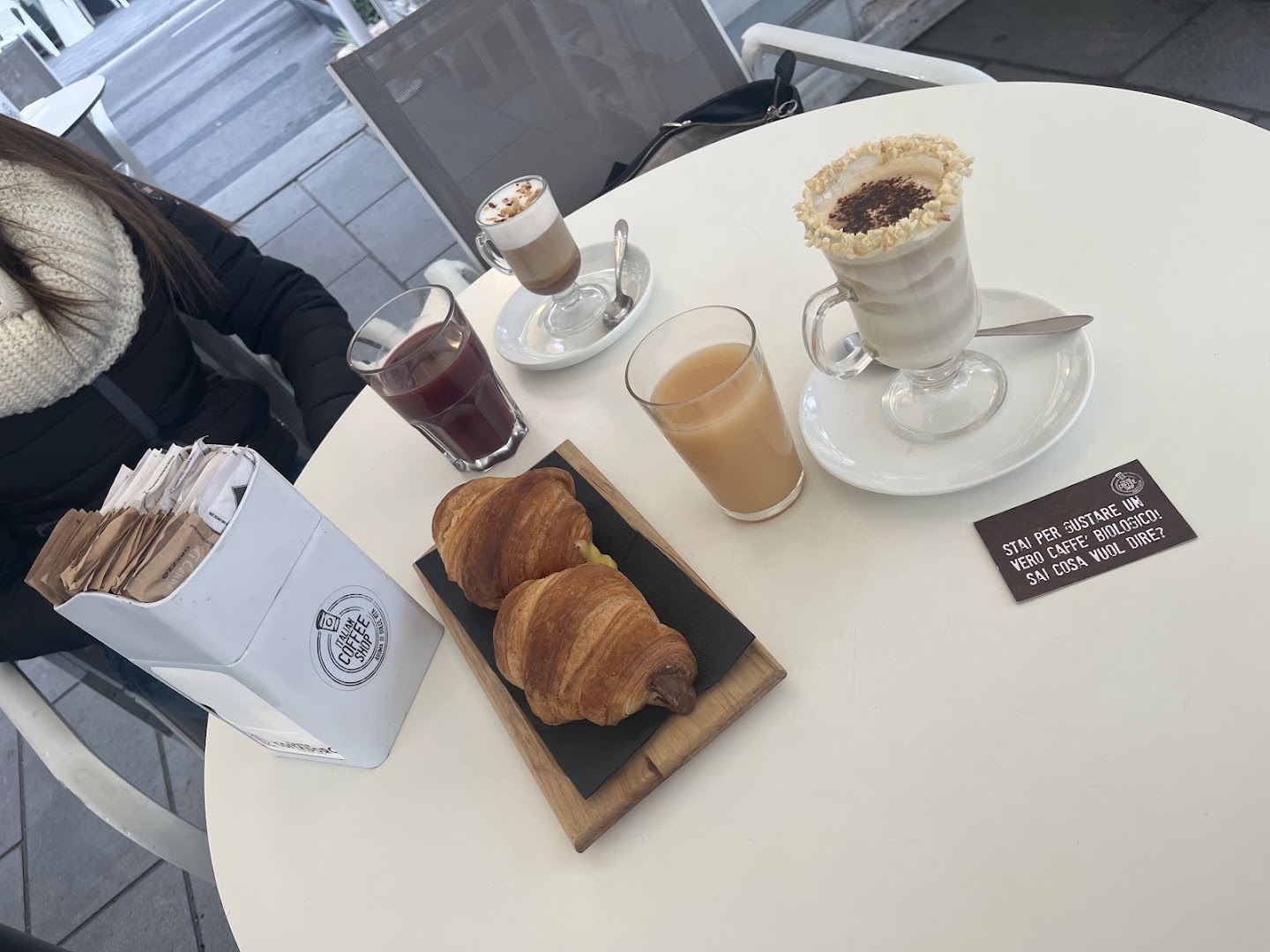 Italian coffee shop
