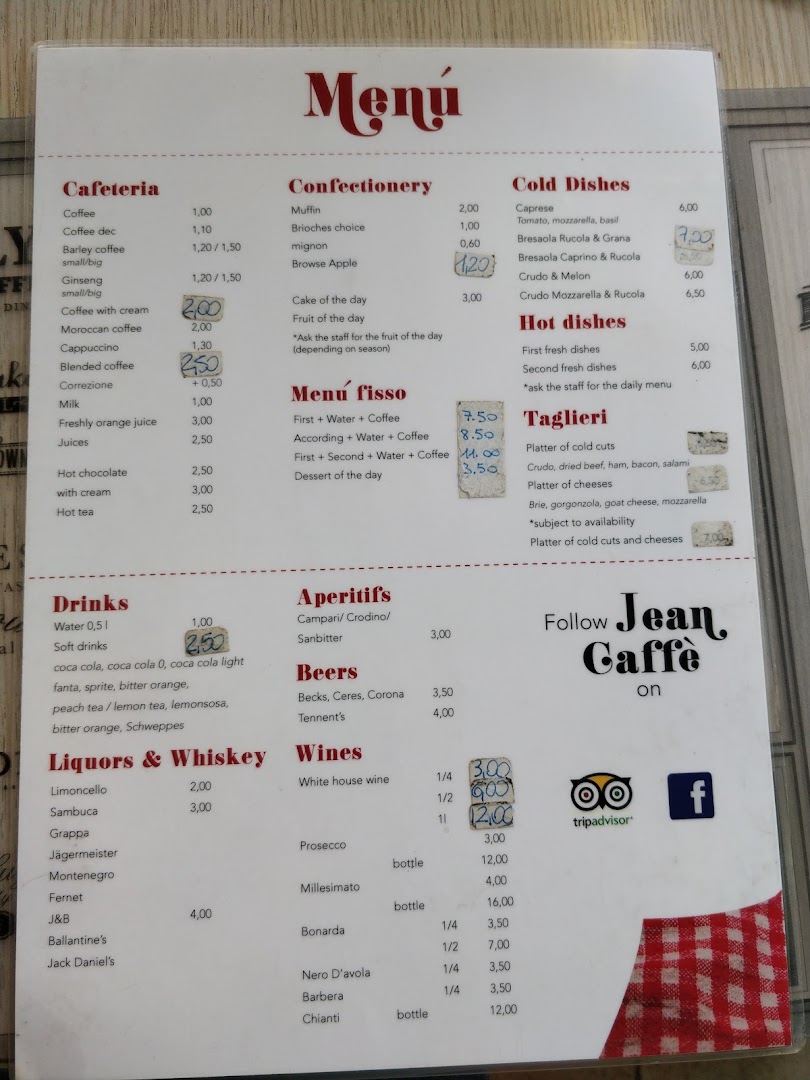 Jean Caffè, Como