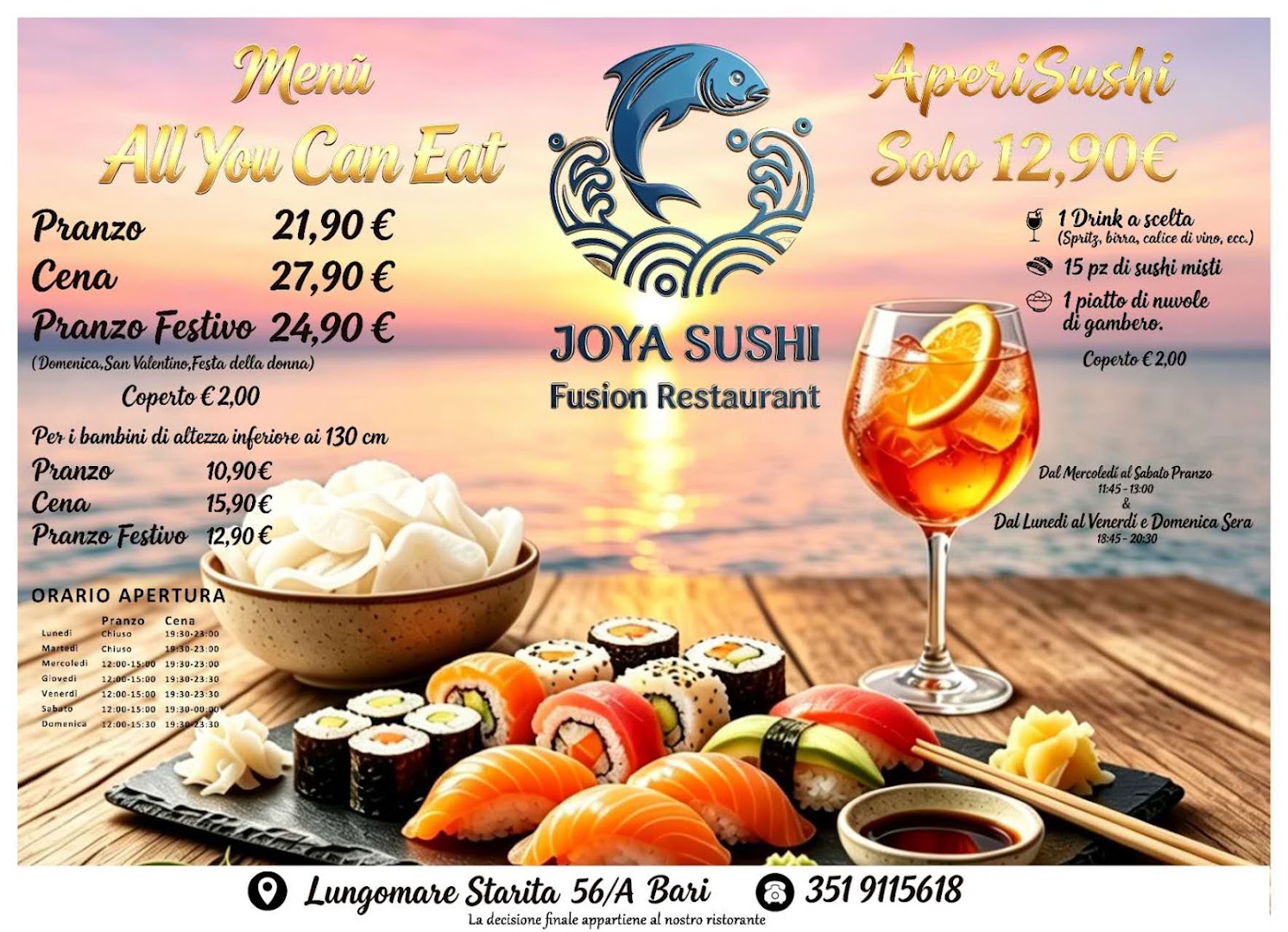 Joya sushi Bari