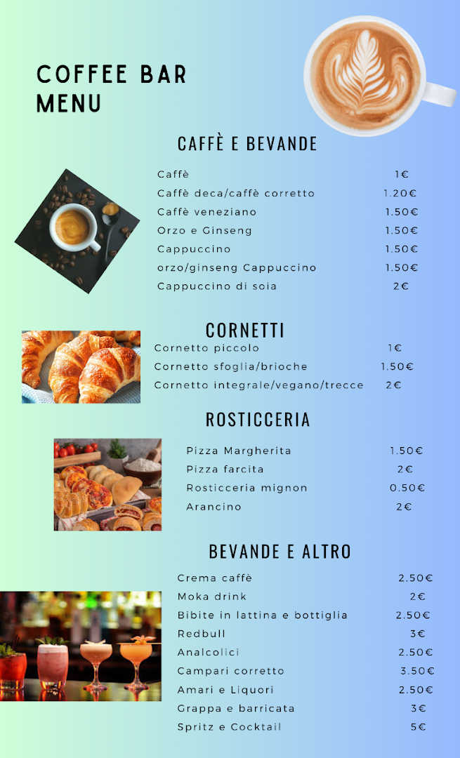Junior cafè, Rende. Pasticceria...tavola calda