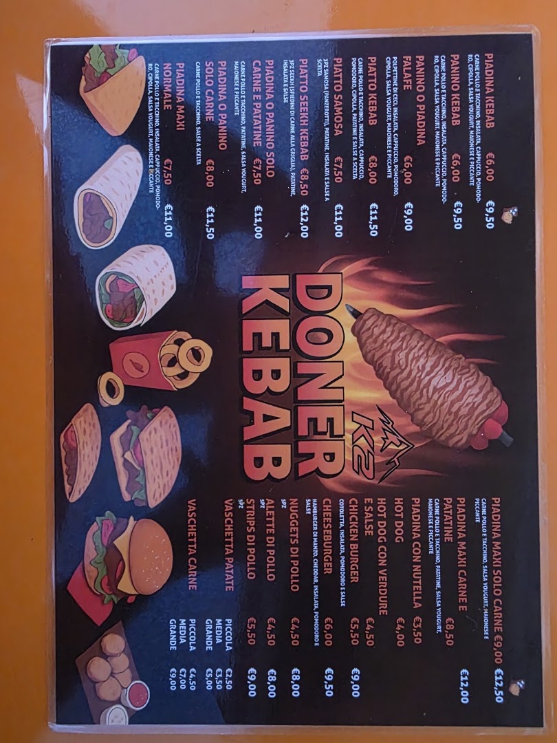 K2 Doner kebab