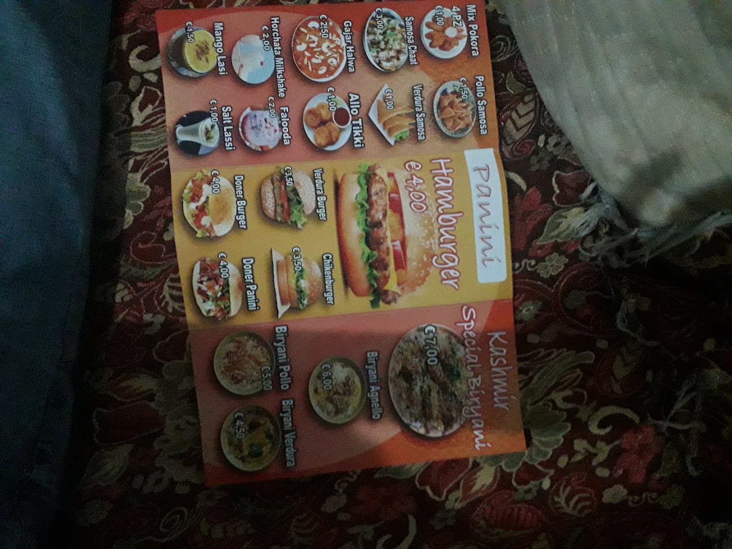 Kashmir spice Take away, Torino