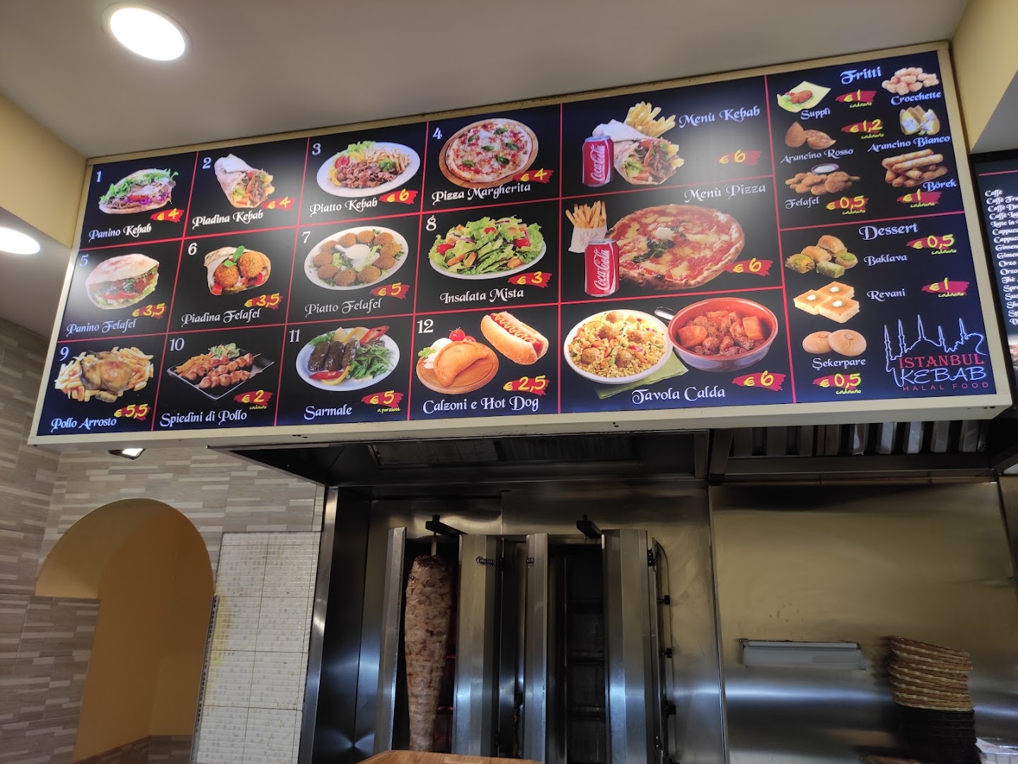 Kebab pizza bar